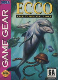 Ecco the Dolphin II JP Sega Game Gear  box art